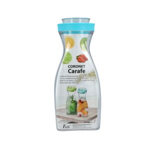 Felli Coronet Carafe Clear and Blue 1.7 Liter Felli Coronet Carafe Clear and Blue 1.7 Liter